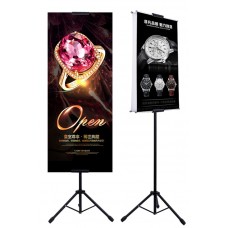 Double - sided Display KT Board Stent Posters Advertising Tripod Frame