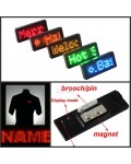 LED Badge Name Tag - Blue